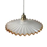 Vintage serrated pendant light