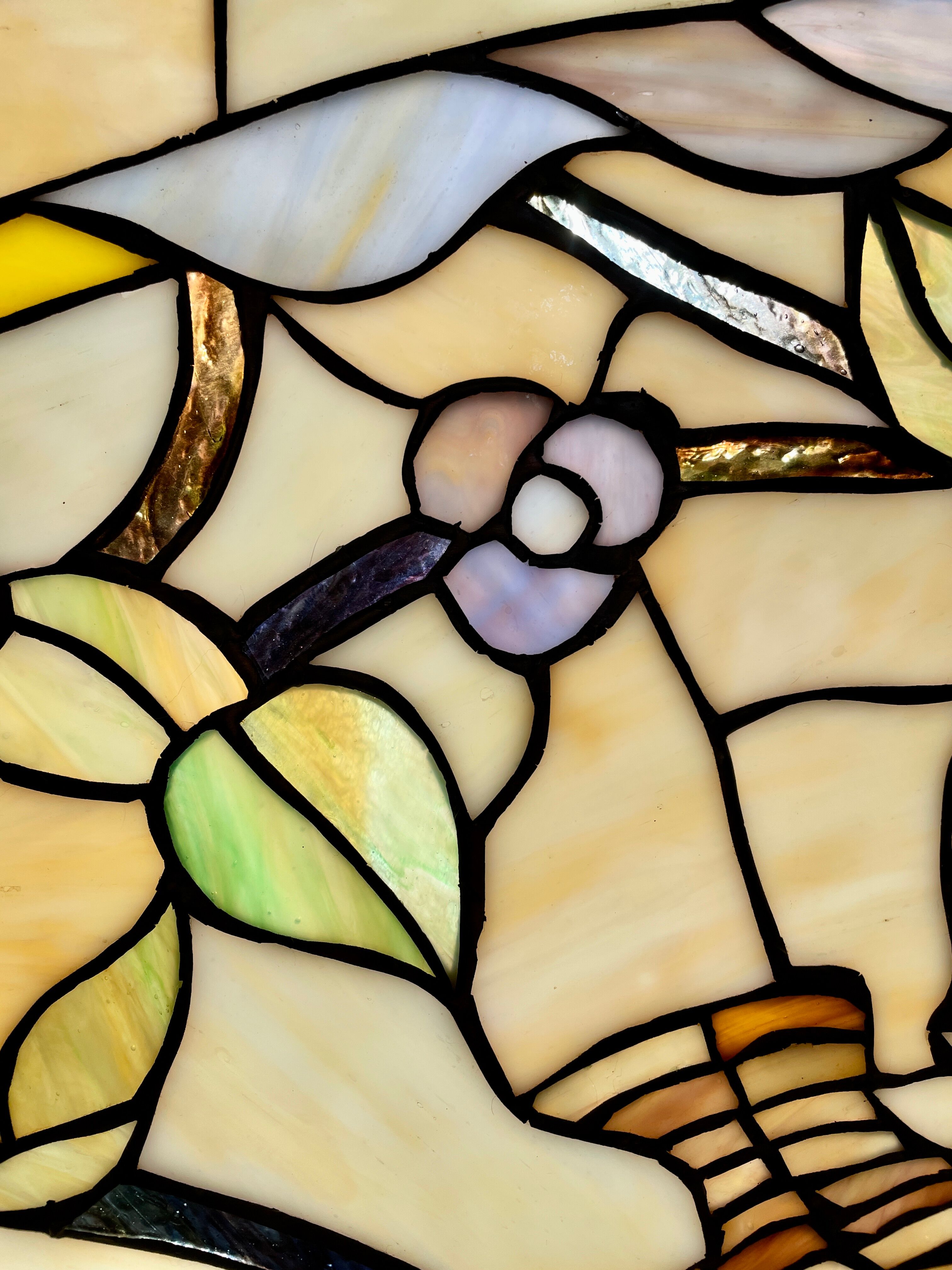 Tiffany-style stained glass firewall