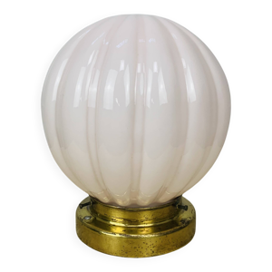 Applique globe opaline - art