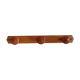 Three-headed wooden patere / vintage 60s-70s