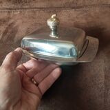 Vintage metal butter dish