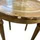 Vintage Florentine round side table / side table