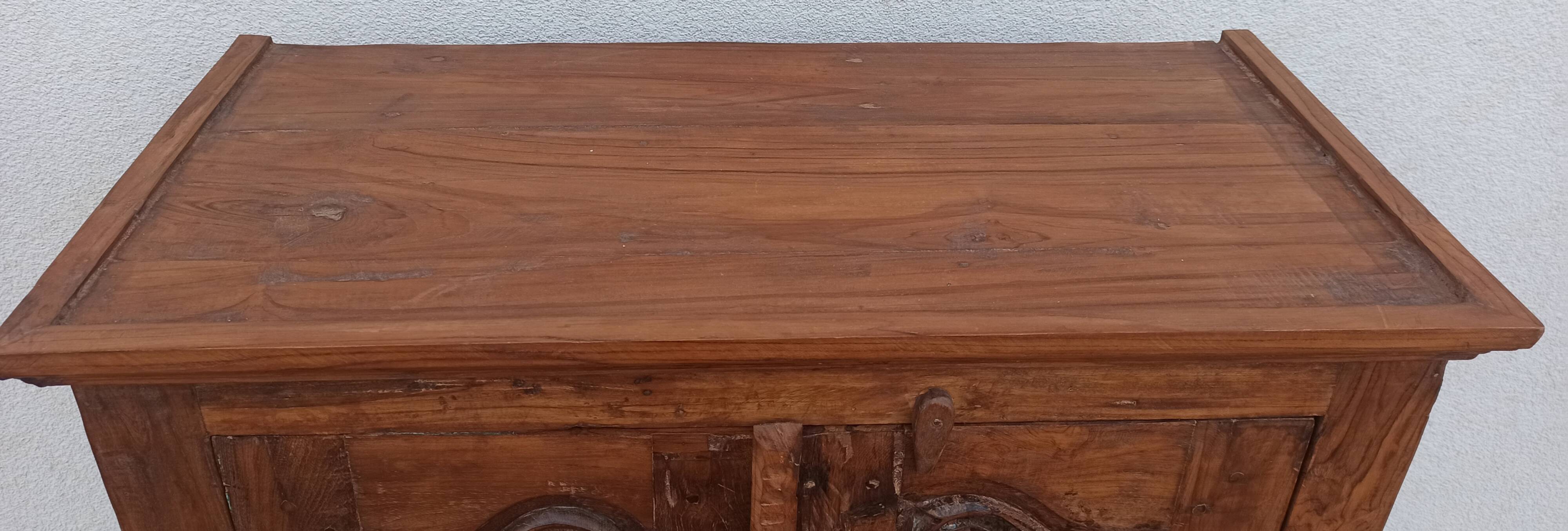 Antique wooden wardrobe