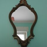 Mirror with wood frame - 70s - Belgium