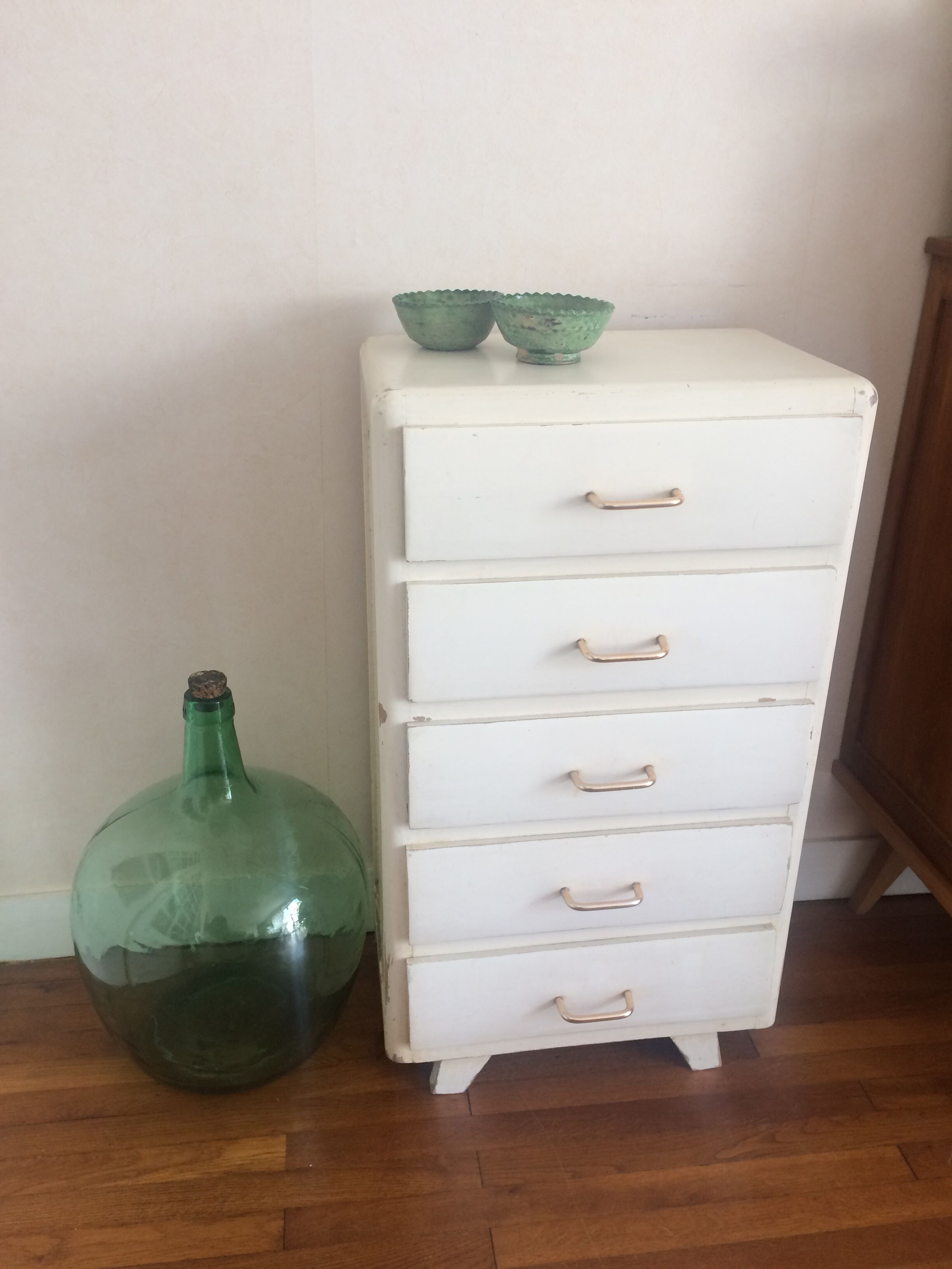 Vintage compass feet chiffonier