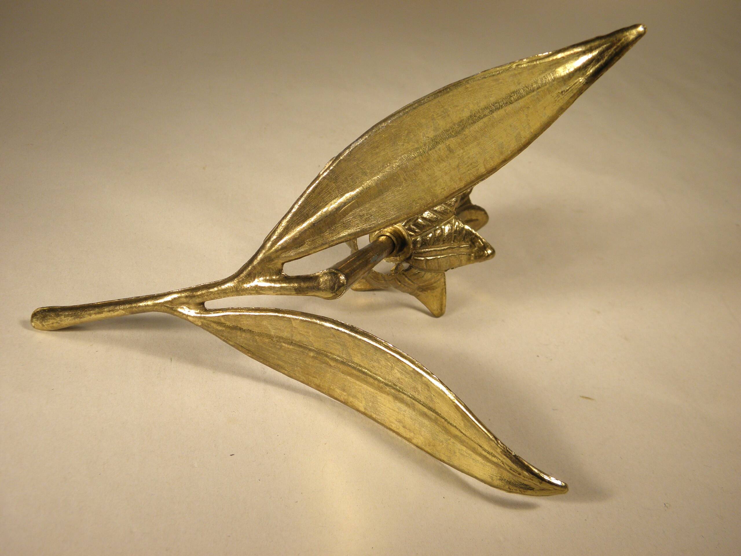 Brass "flower" candle holder - ashtray