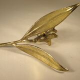 Brass "flower" candle holder - ashtray