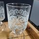 4 verres à eau vintages