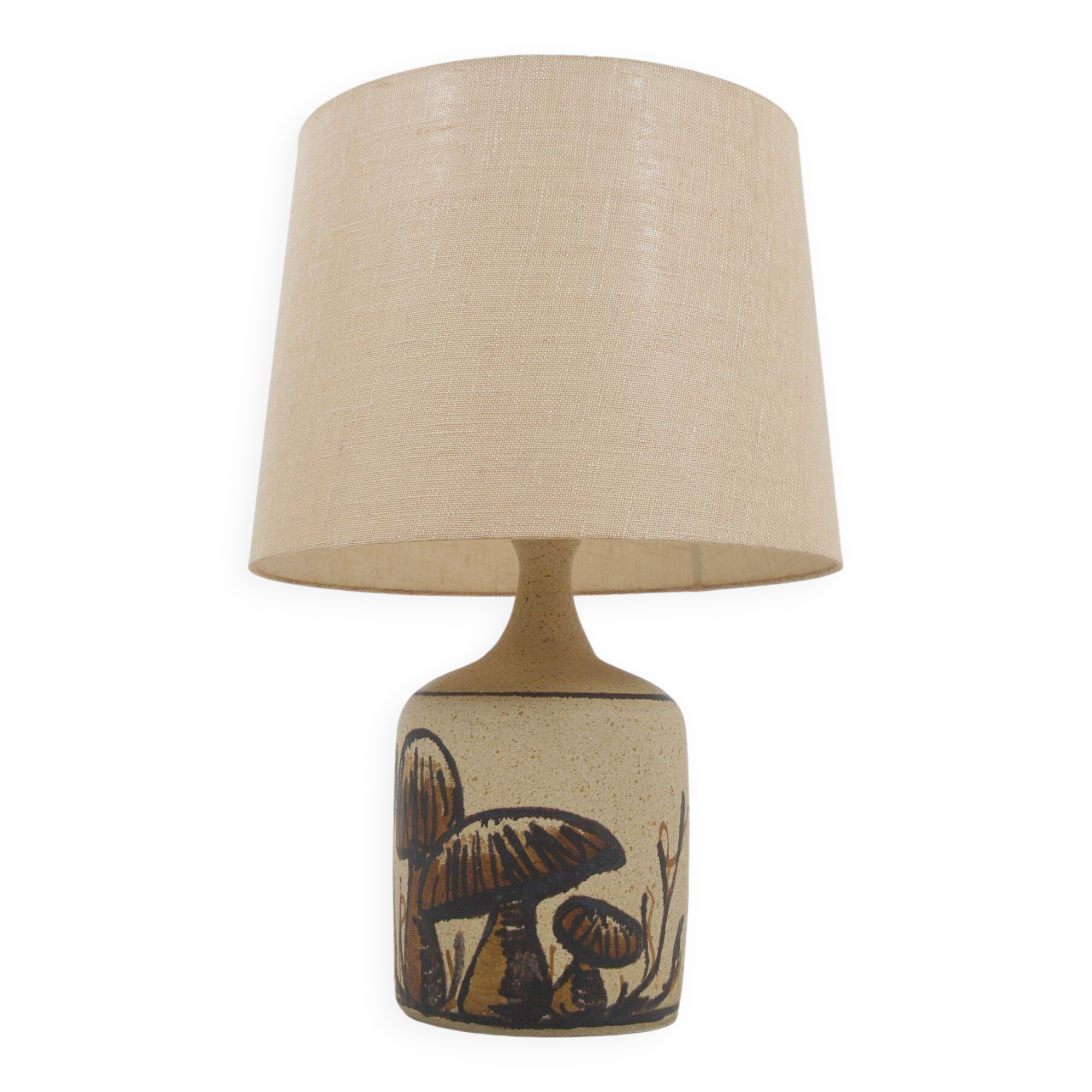 Rare Danish ceramic lamp designed by Bente Jessen, 1970s