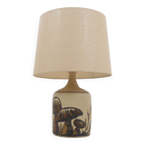 Rare Danish ceramic lamp designed by Bente Jessen, 1970s