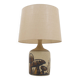 Rare Danish ceramic lamp designed by Bente Jessen, 1970s