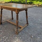 Table with turned legs