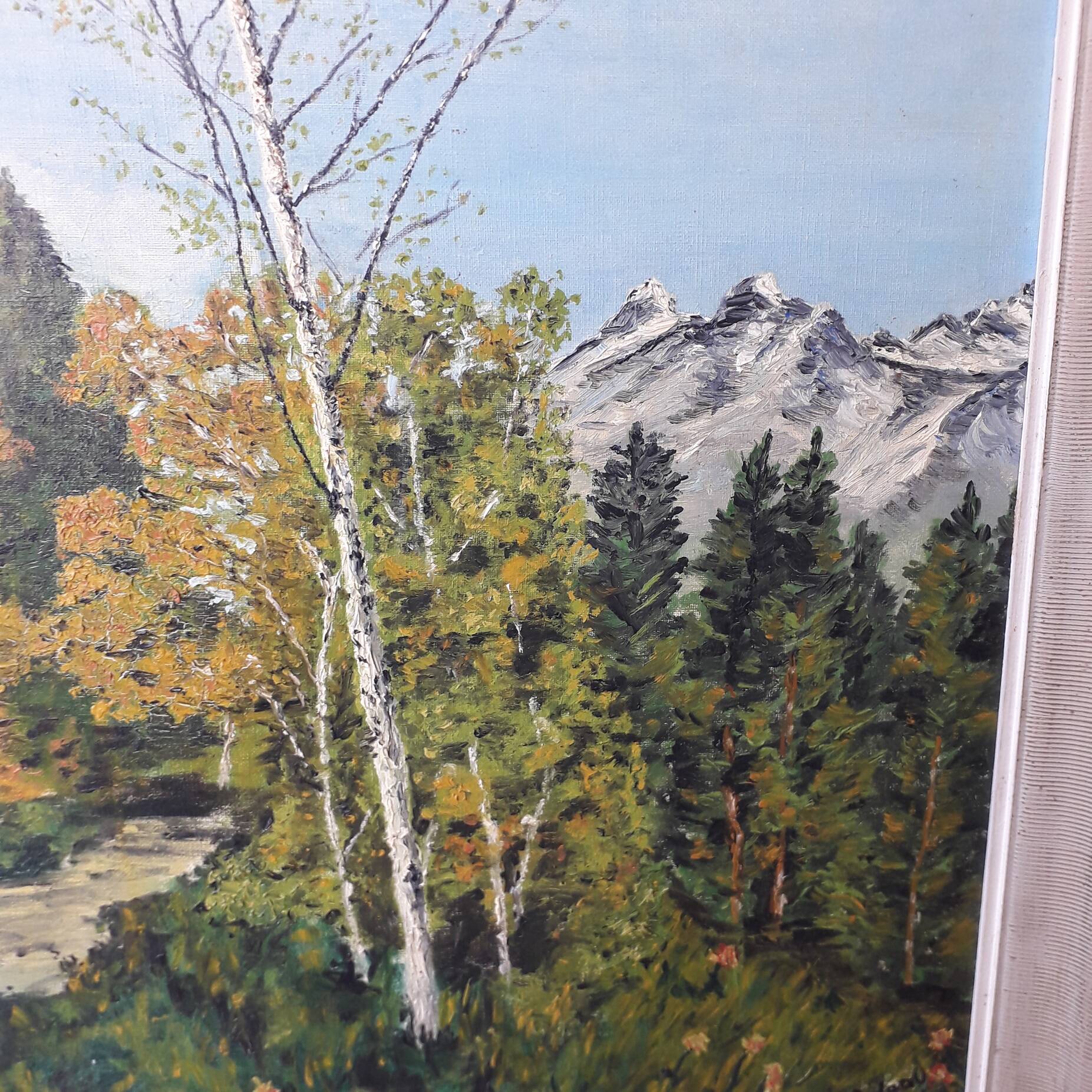Oil painting landscape