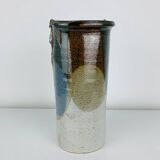 Ceramic roller vase by Marcel Piot