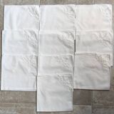 Ancienne nappe + 10 serviettes linge de table