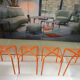 Set of 4 Ikea stools model Vasteron.