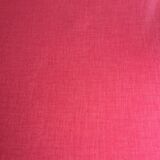 Table set and 2 vintage vintage pale red formica chairs