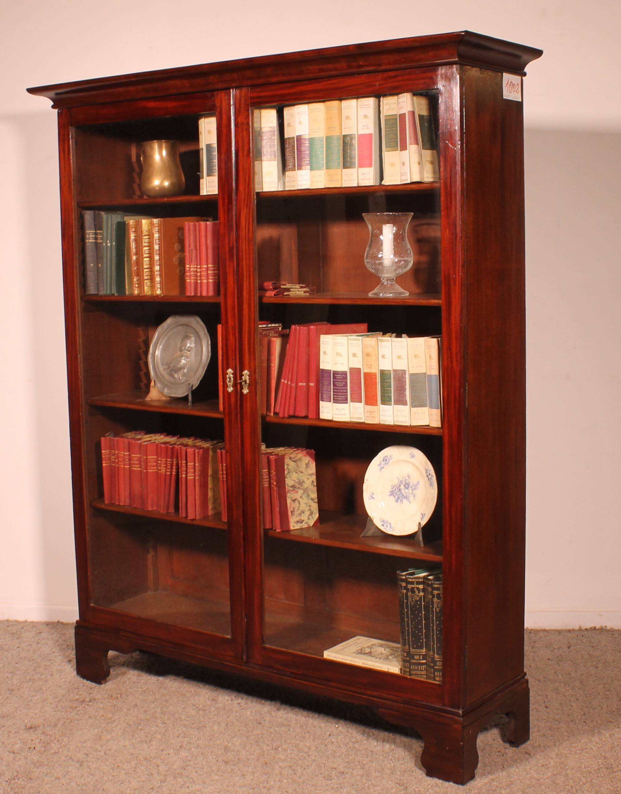 19th Century Mahogany Library