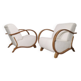 Armchairs attributed to Jindrich Halabala