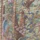 Vintage tapestry in Aubusson style. Hunting return.