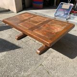 Solid oak coffee table