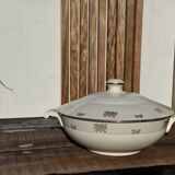 Soup tureen, vegetable dish Sarreguemines and Digoin