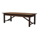 Large farmhouse table in solid pine – Auvergne, around 1900
