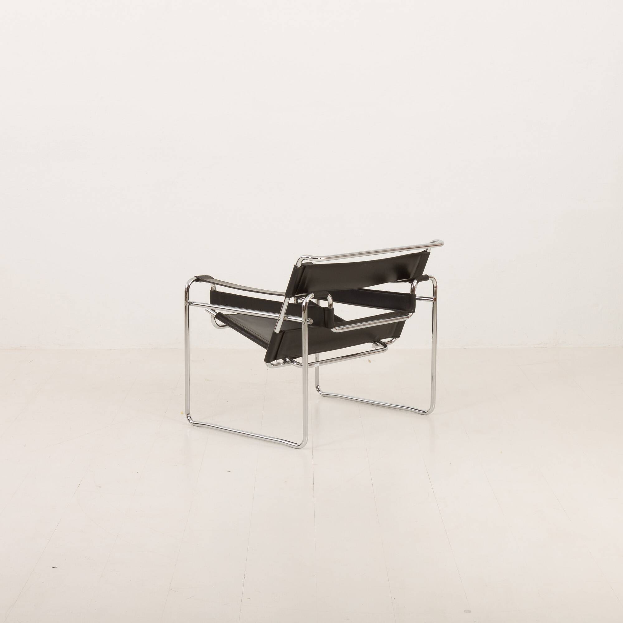 Pair of vintage Italian Wassily chairs by Gavina, 1960s.