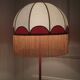 Lampshade "Vilma" in Japanese paper with fringe