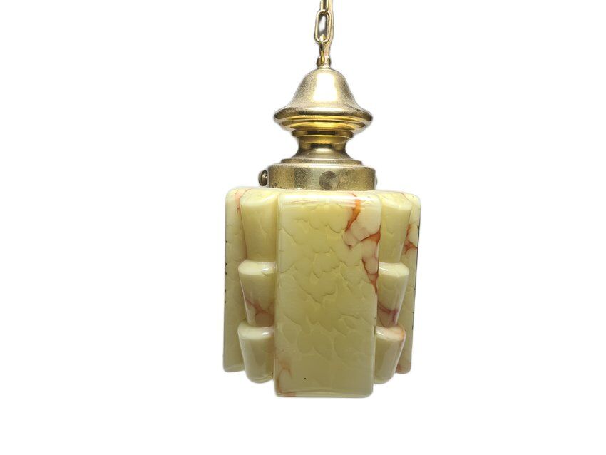 Art Deco pendant lamp, Sweden, 1950s