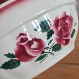Pair of vintage earthenware salad bowls