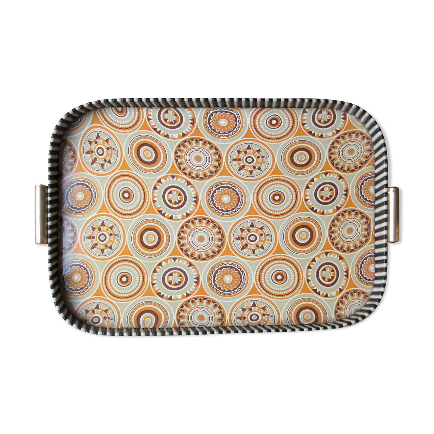 Vintage scoubidou edges tray