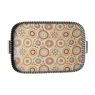 Vintage scoubidou edges tray