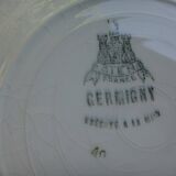 Lot of 13 Gien dessert plates