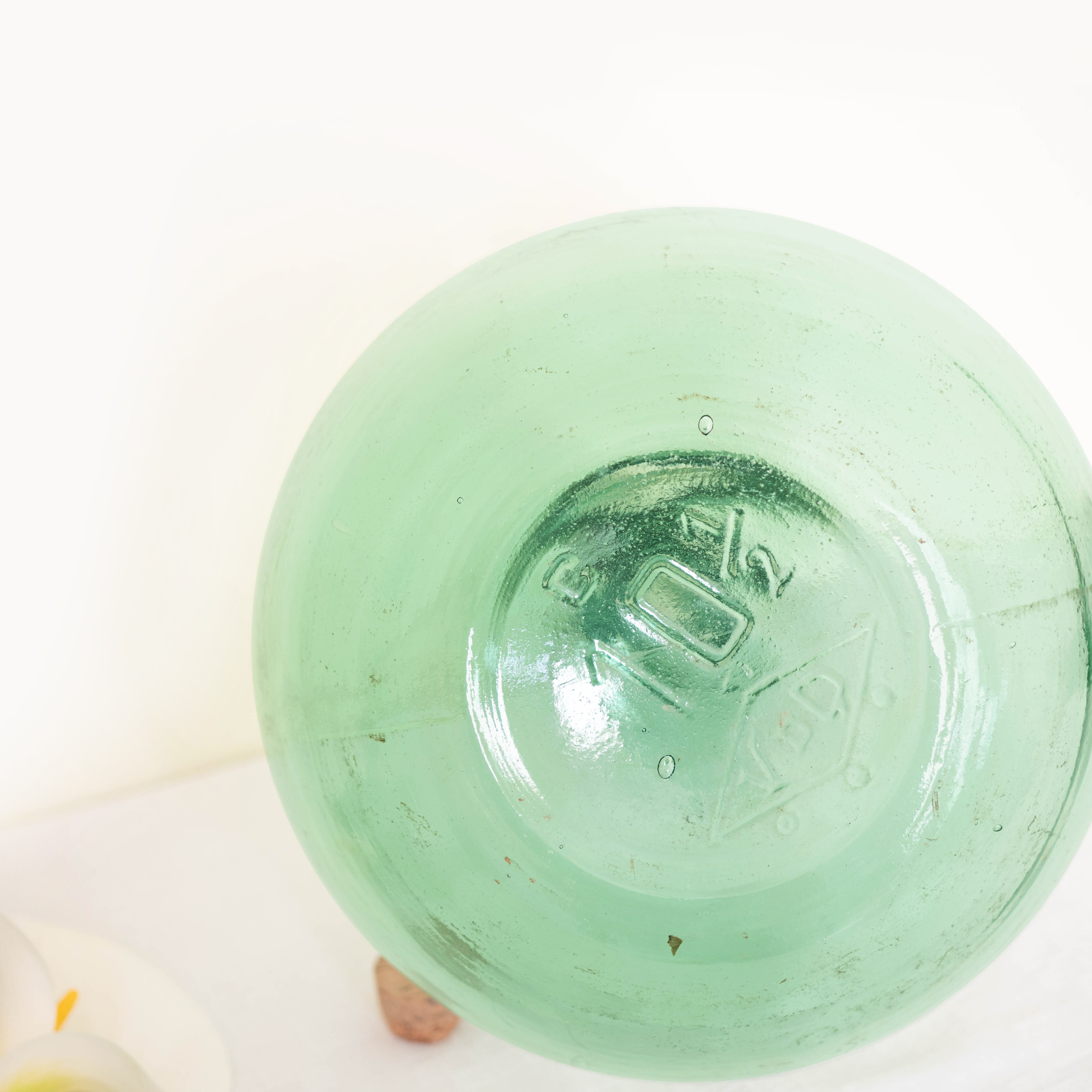 Dame jeanne 10,5 L bleu vert