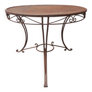 Table de jardin en fer