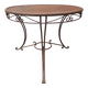 Table de jardin en fer forgé