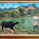 Oil painting on canvas landscape Asia