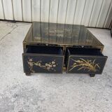 Table basse chinoise avec 4 tiroirs