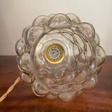 Amber glass pendant lamp Helena Tynell