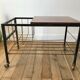 Range-vinyl service in formica and brass 70s