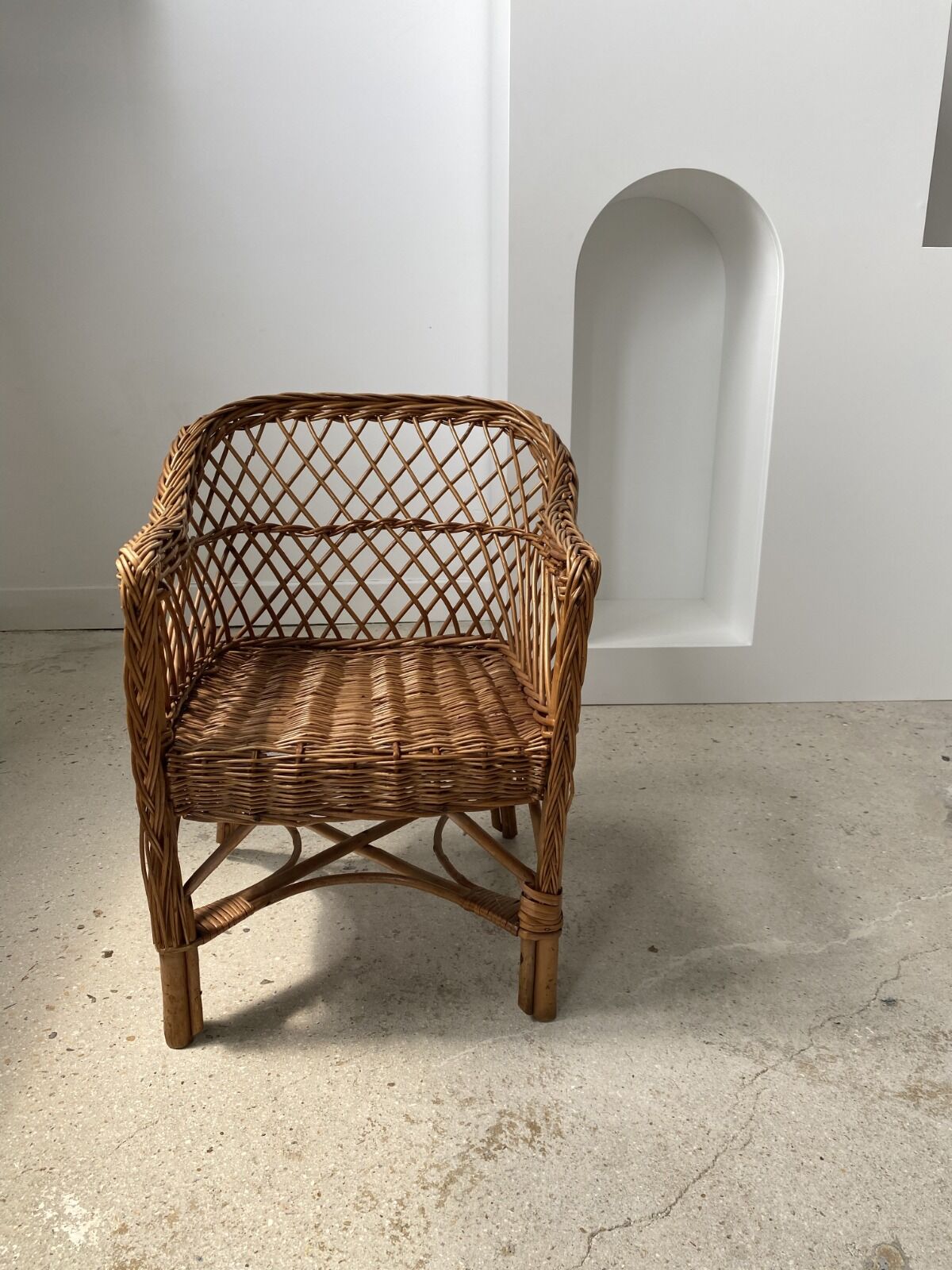 Rattan children's chair