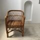 Chaise d'enfant en rotin