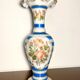 Jean-françois robert baccarat vase opaline peint main