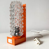Lamp / wall lamp metal orange diamond globe 70s
