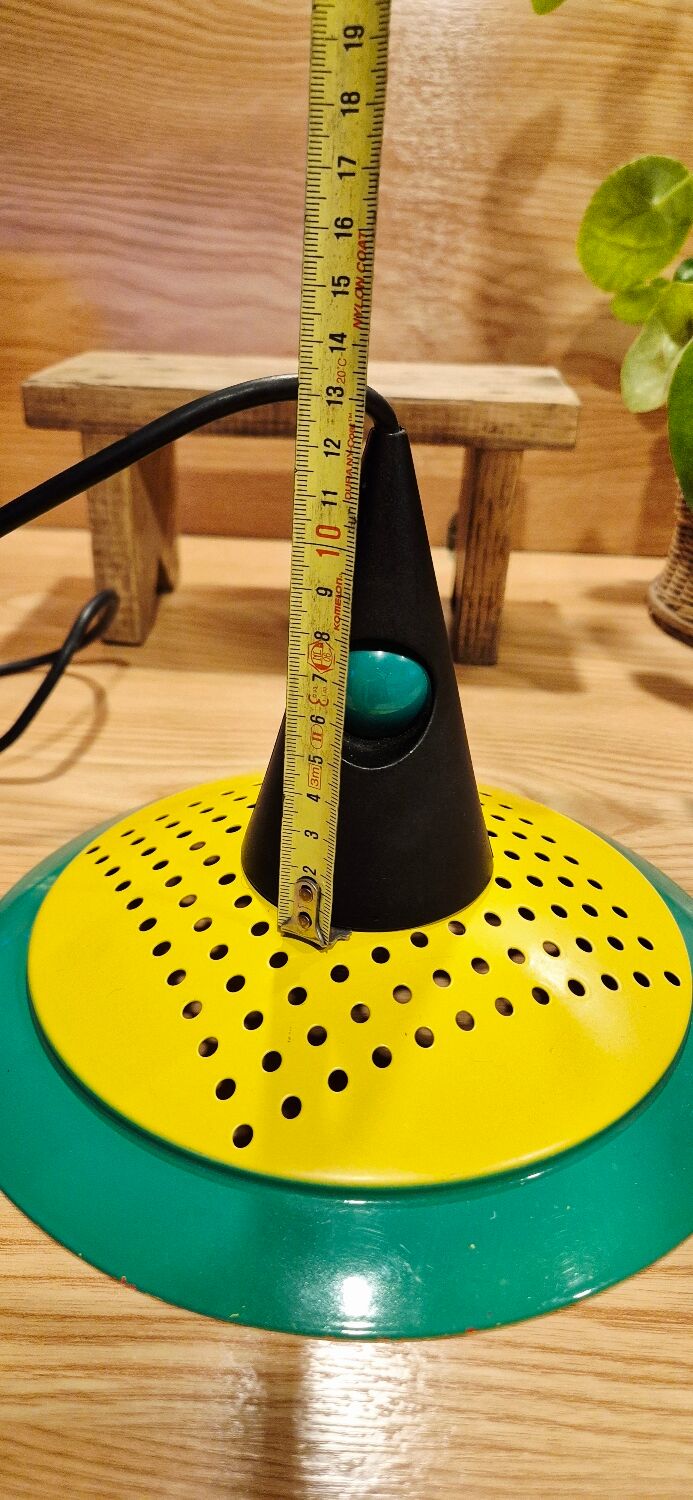 Vintage 80s space age style pendant chandelier Memphis