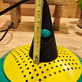 Vintage 80s space age style pendant chandelier Memphis