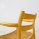 Oak Niels Møller model 67 papercord dining chair