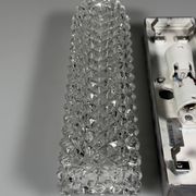 1960s 1970s Wall Lamp by Glashütte Limburg Germany Space Age
