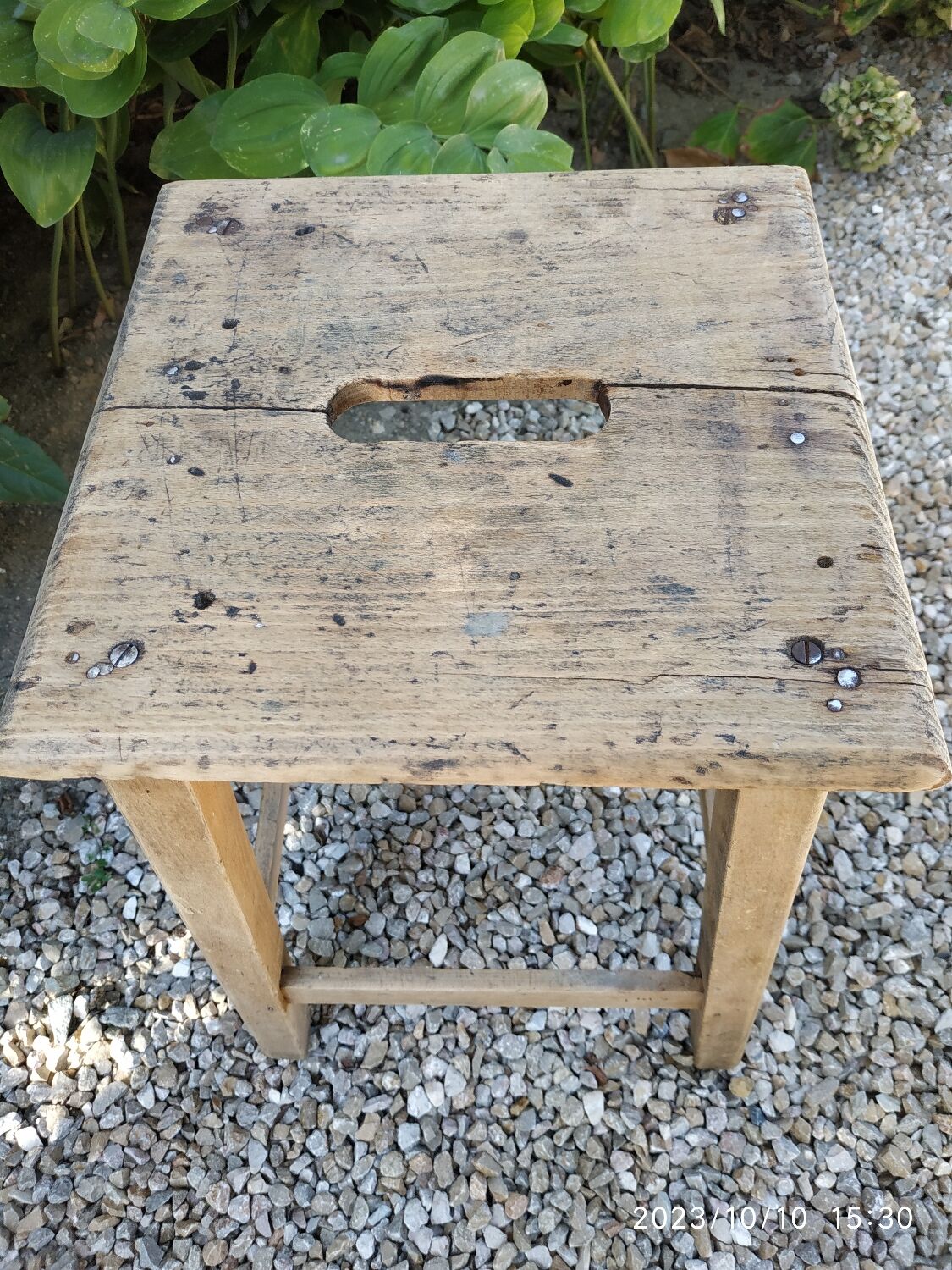 Wooden stool